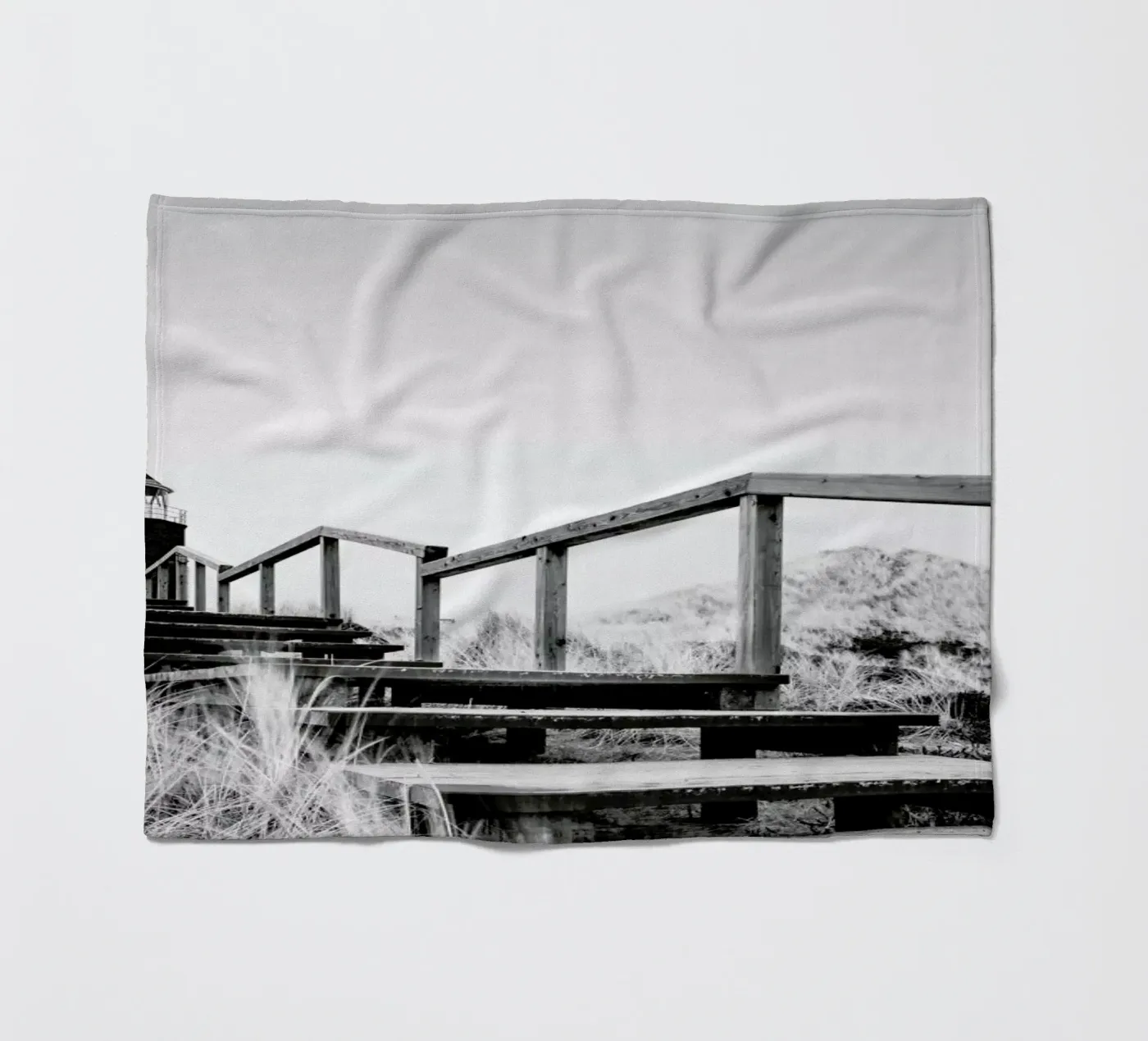 Sylt - Quermarkenfeuer Study 2 Fleecedecke von Håggard Photography | Ronny Behnert