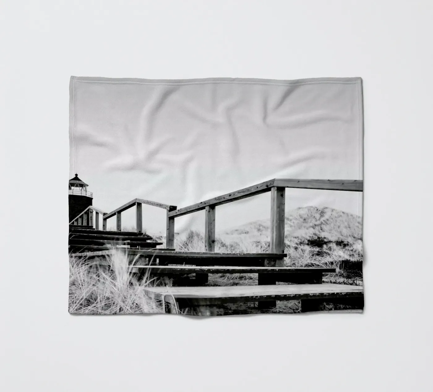 Sylt - Quermarkenfeuer Study 2 Fleecedecke von Håggard Photography | Ronny Behnert