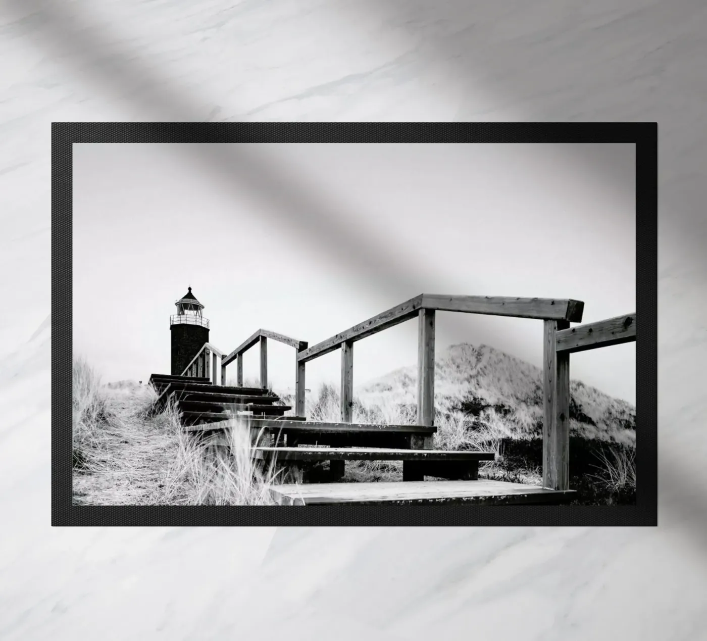 Sylt - Quermarkenfeuer Study 2 deurmat van Håggard Photography | Ronny Behnert