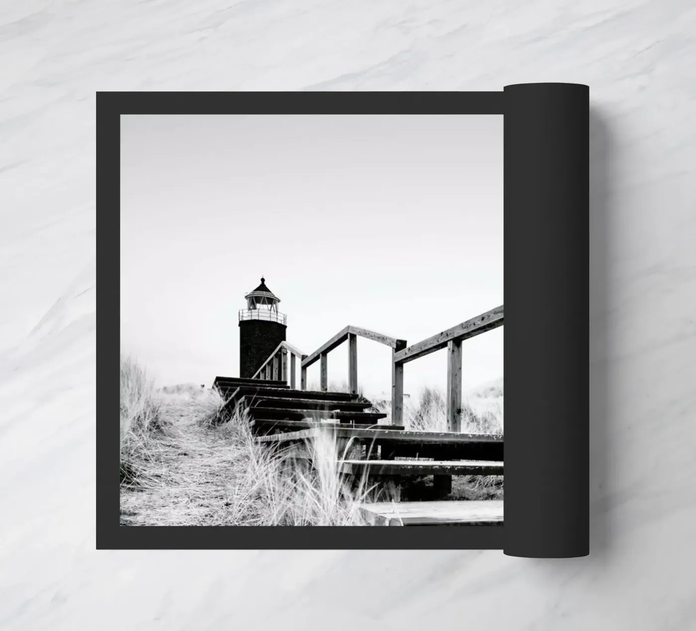 Sylt - Quermarkenfeuer Study 2 deurmat van Håggard Photography | Ronny Behnert