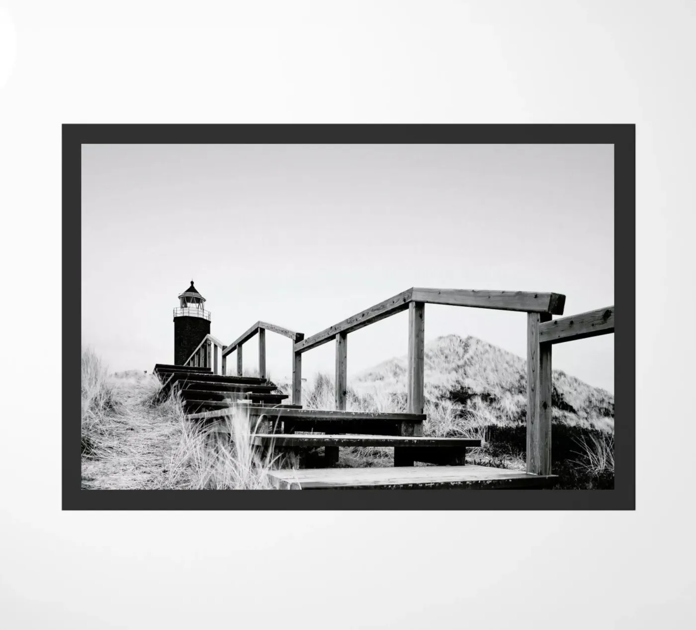 Sylt - Quermarkenfeuer Study 2 deurmat van Håggard Photography | Ronny Behnert