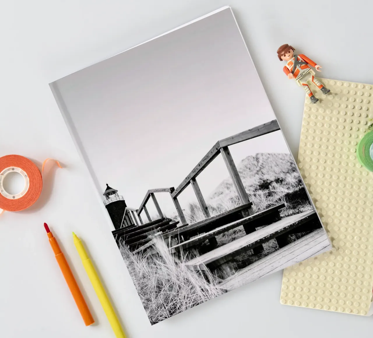 Sylt - Quermarkenfeuer Study 2 notebook by Håggard Photography | Ronny Behnert
