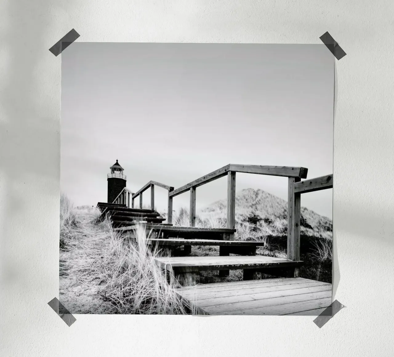 Sylt - Quermarkenfeuer Study 2 poster da Håggard Photography | Ronny Behnert