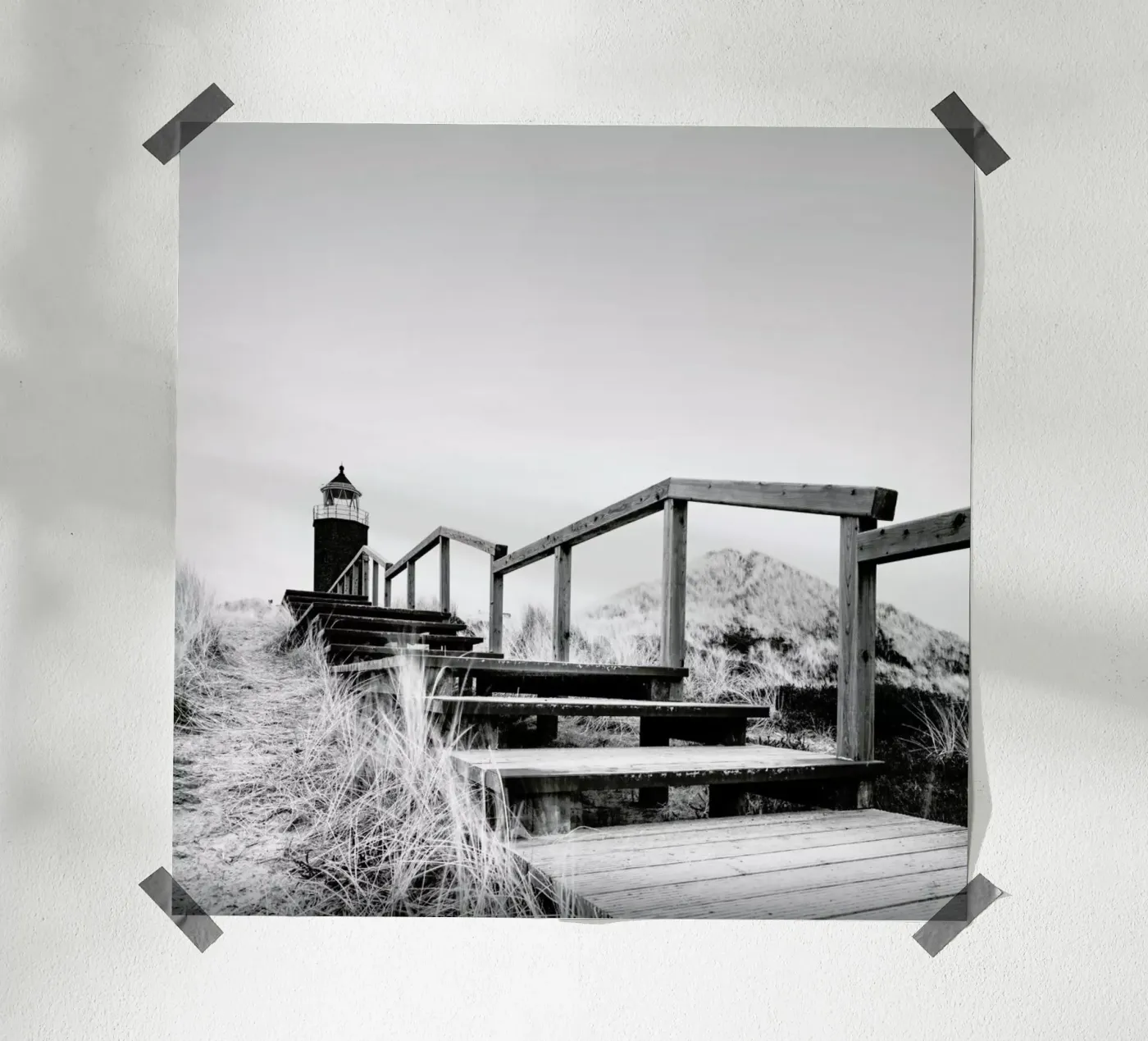 Sylt - Quermarkenfeuer Study 2 poster da Håggard Photography | Ronny Behnert