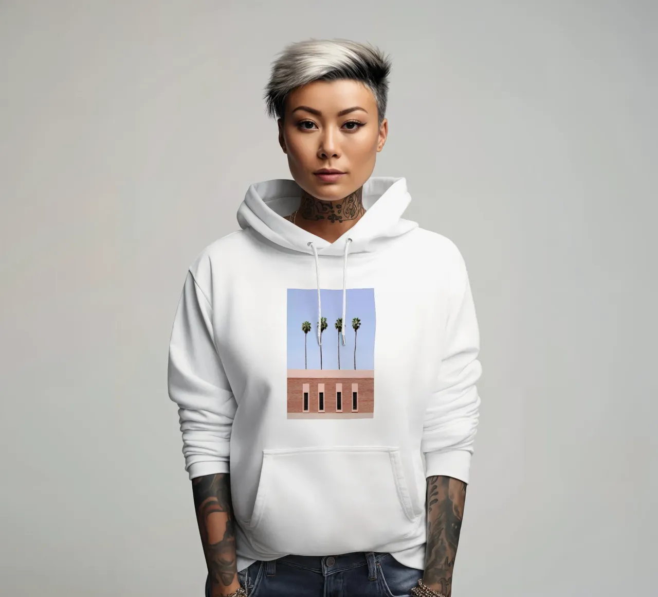 Palm Tree Factory felpa con cappuccio da Rupert Höller