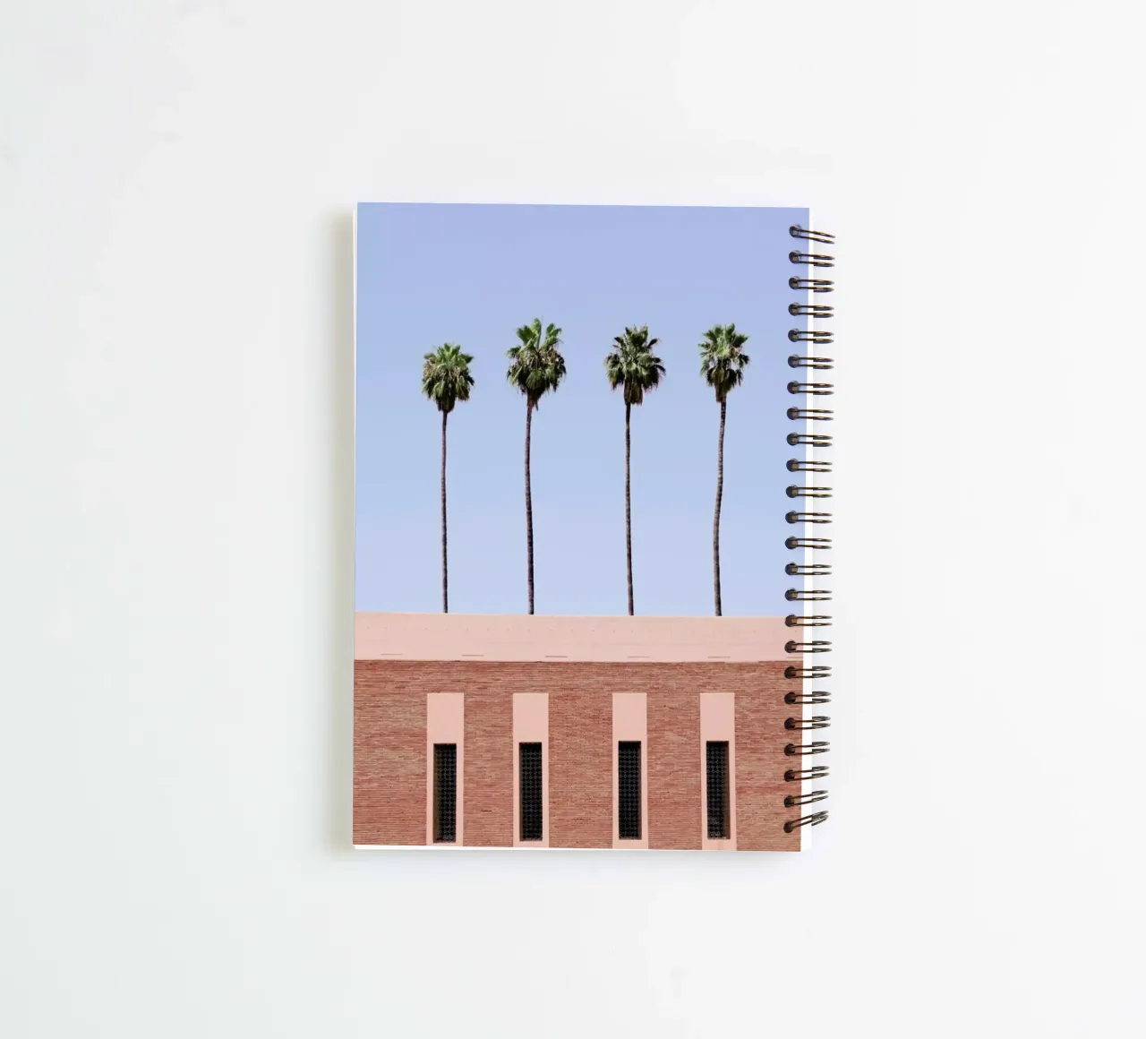 Palm Tree Factory spiral notebook by Rupert Höller