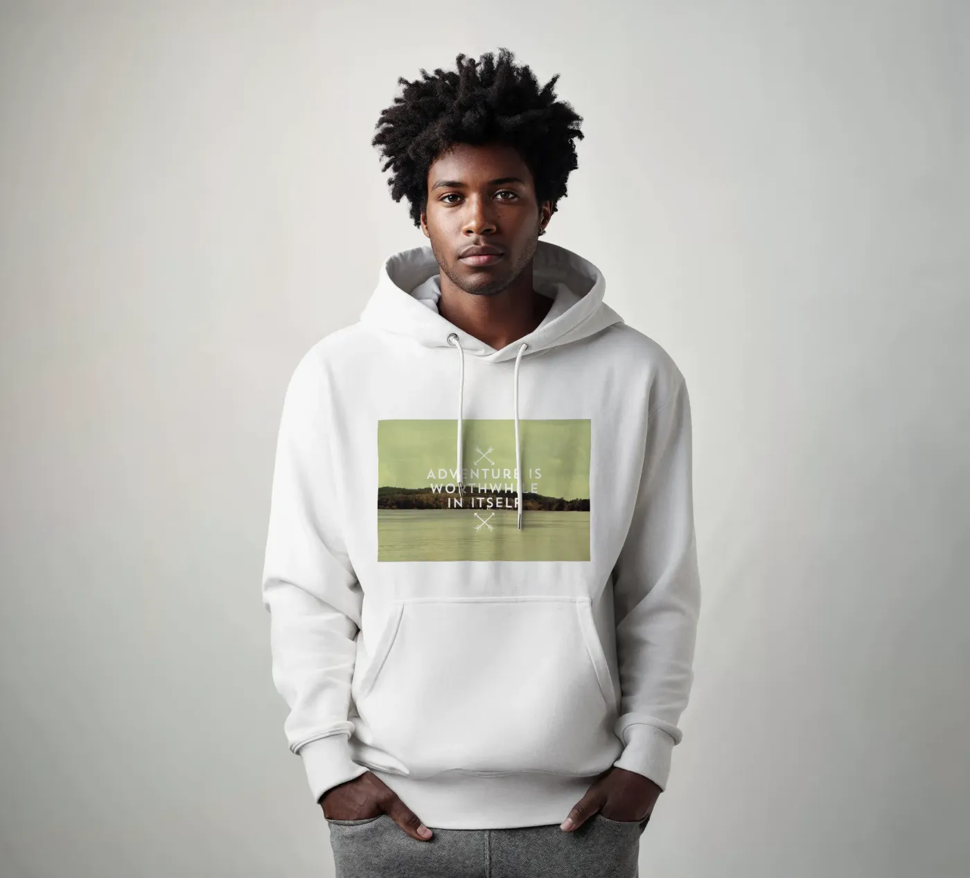 Worthwhile hoodie by Vintage Skies