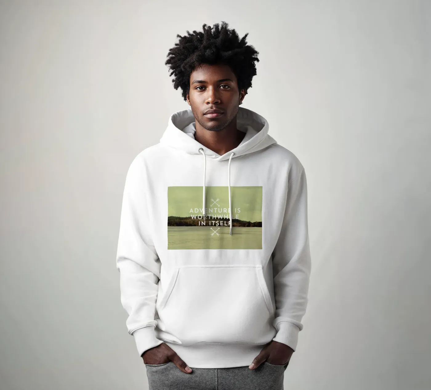 Worthwhile felpa con cappuccio da Vintage Skies