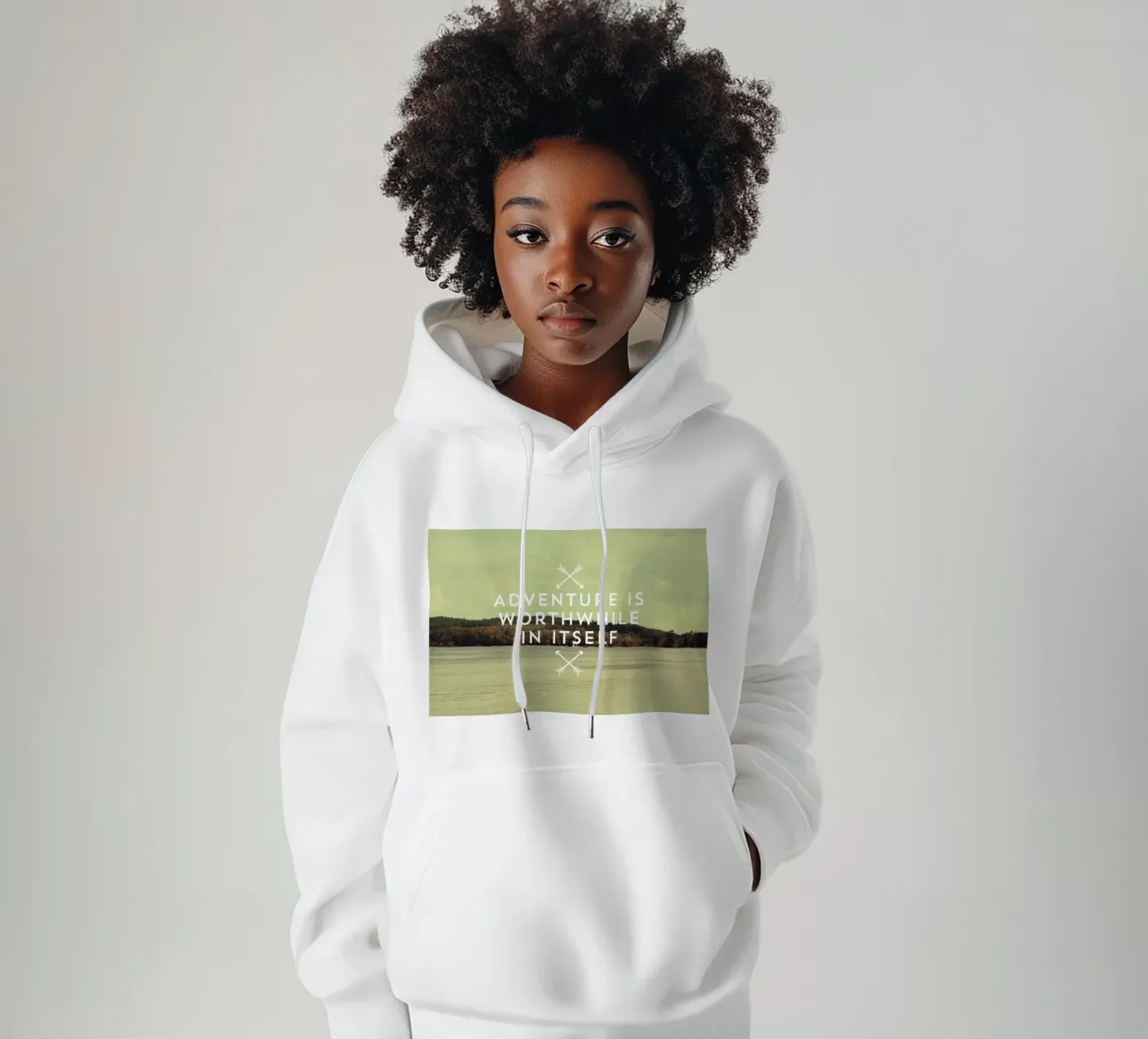 Worthwhile hoodie by Vintage Skies