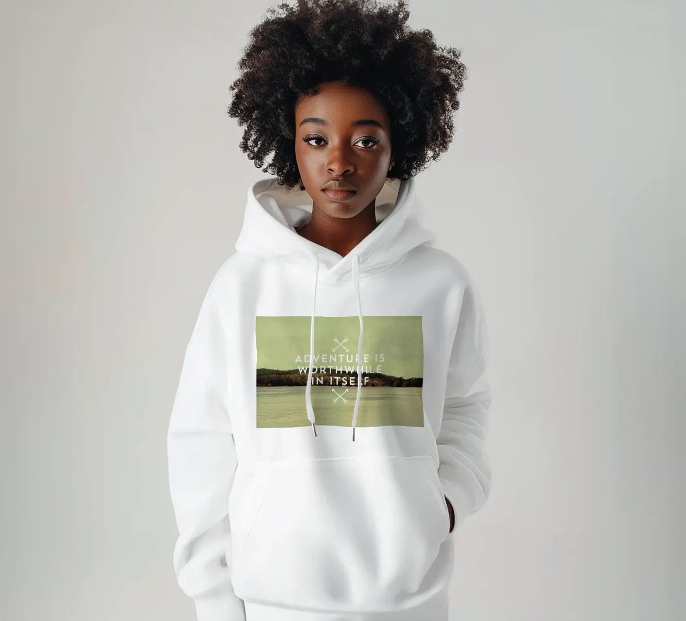 Worthwhile hoodie by Vintage Skies