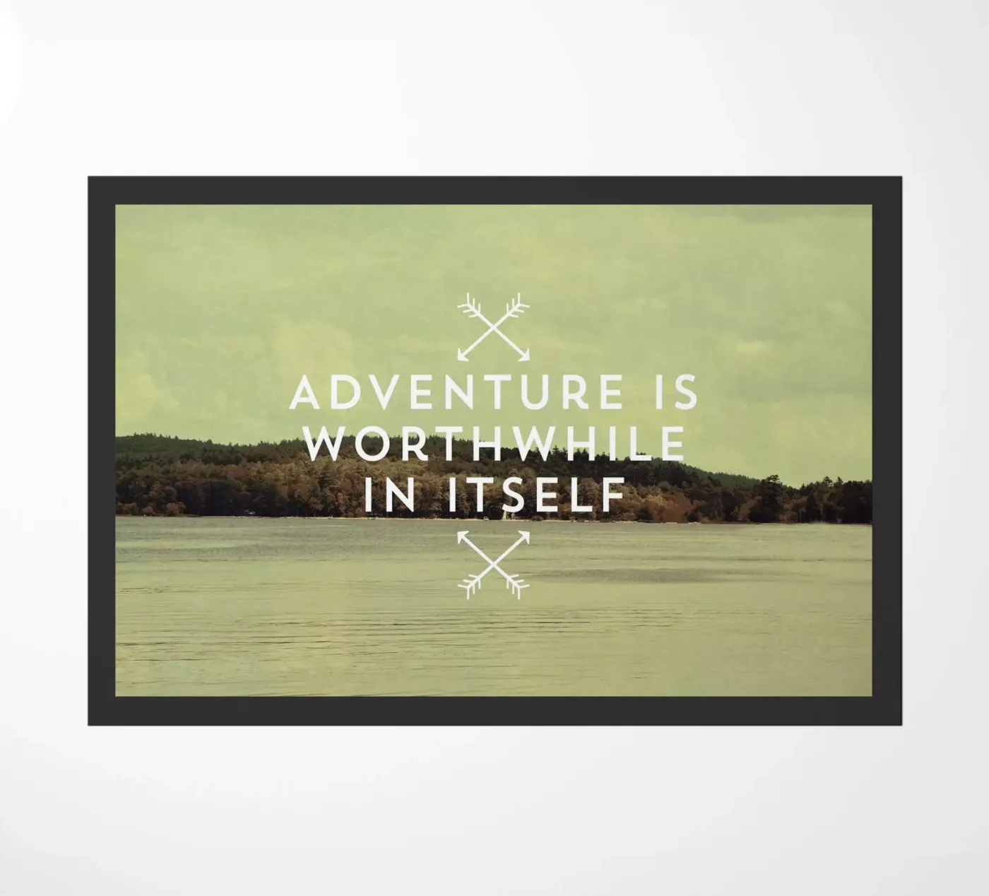 Worthwhile Fußmatte von Vintage Skies