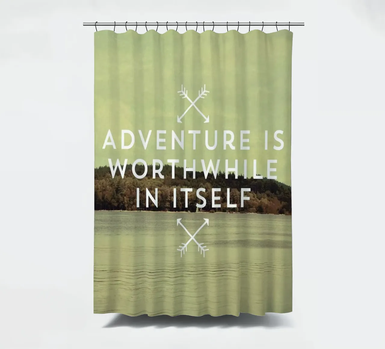 Worthwhile Duschvorhang von Vintage Skies