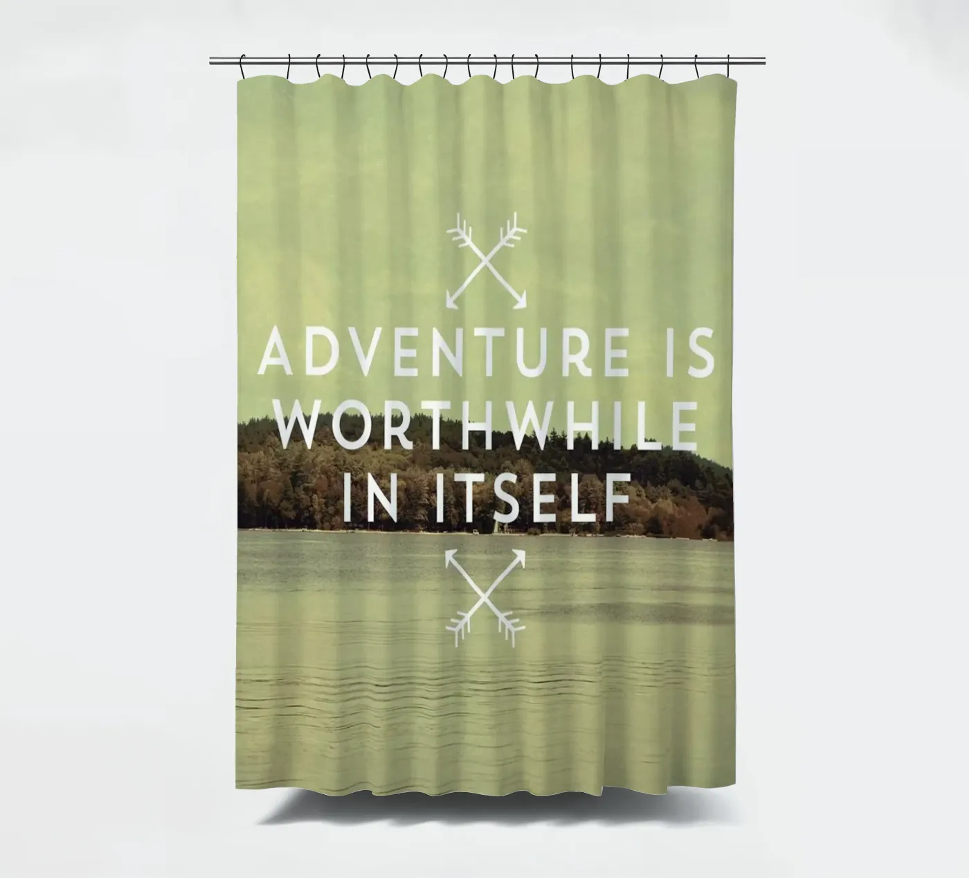 Worthwhile Duschvorhang von Vintage Skies