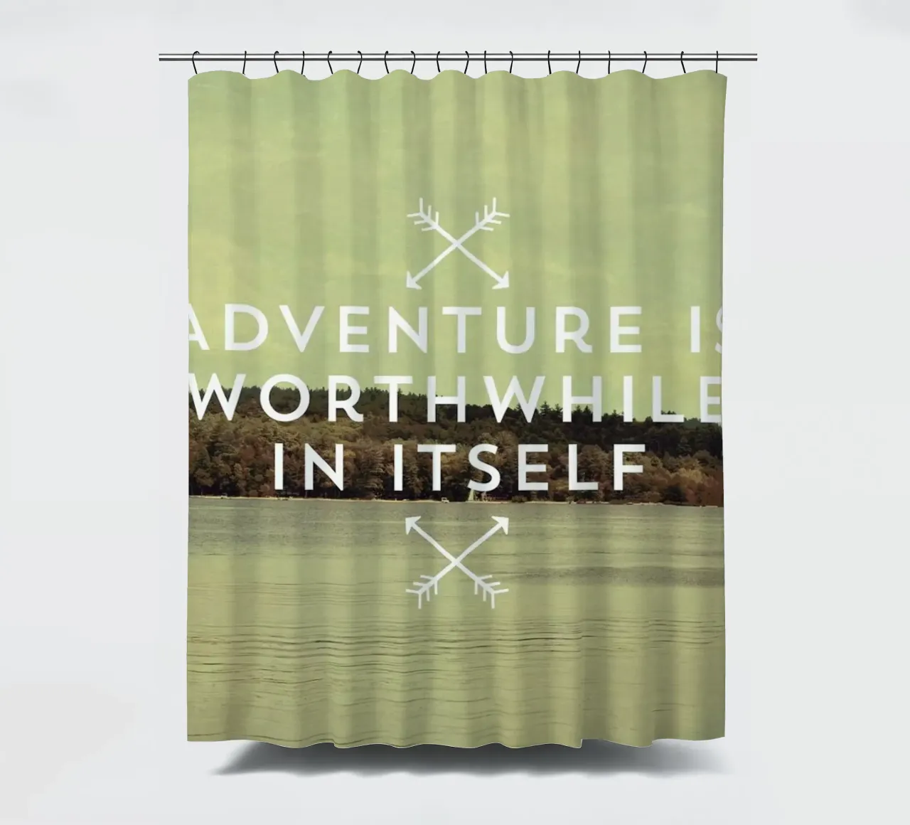 Worthwhile Duschvorhang von Vintage Skies