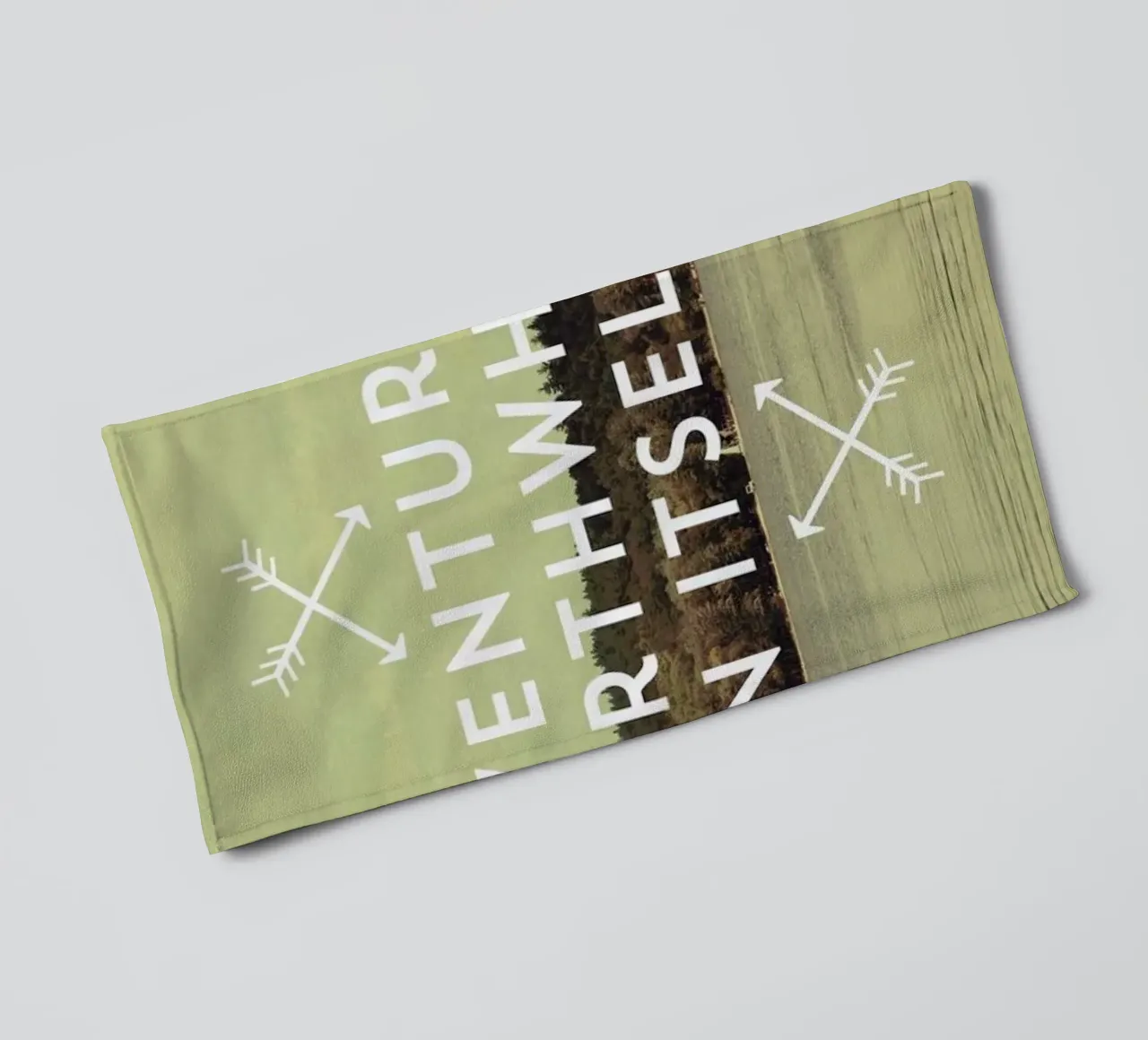 Worthwhile towel by Vintage Skies