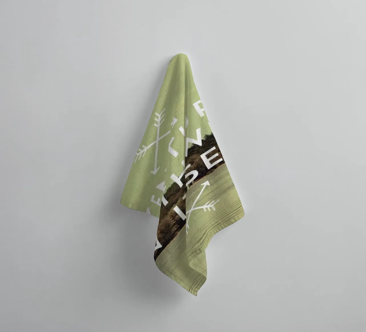 Worthwhile towel by Vintage Skies