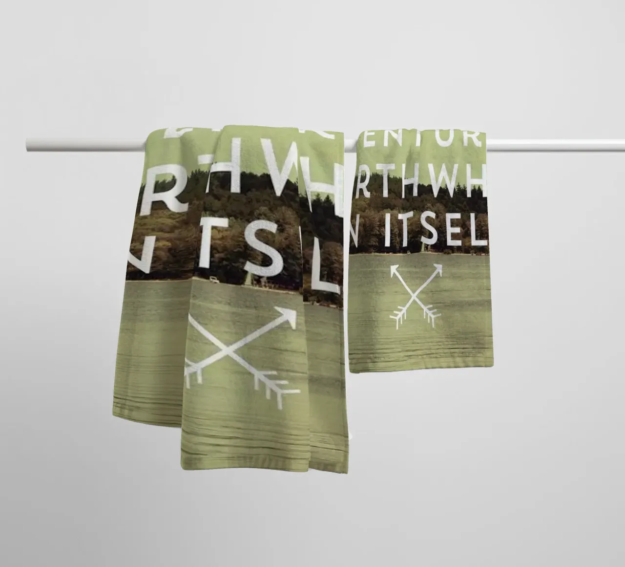 Worthwhile towel by Vintage Skies