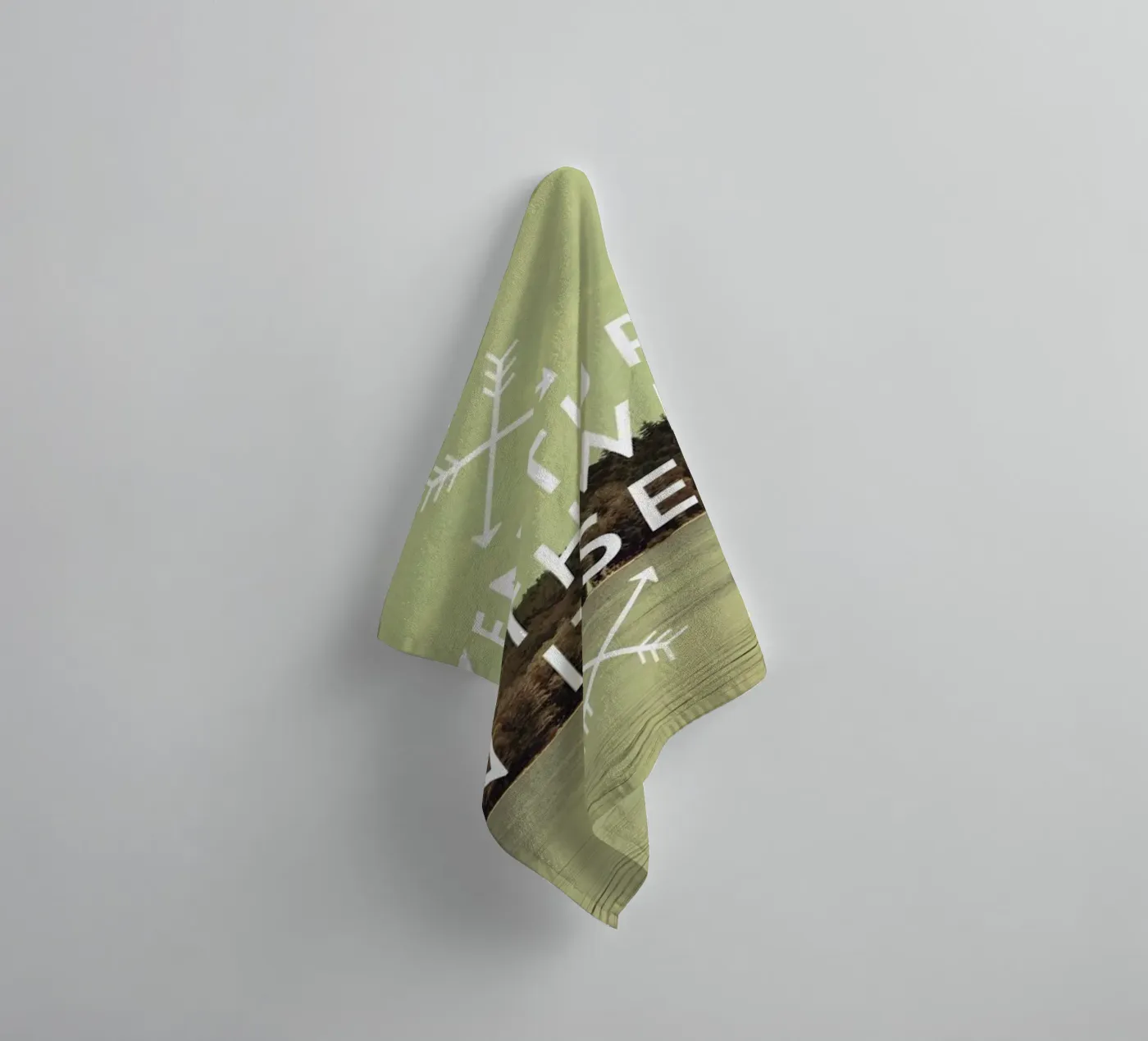 Worthwhile badhanddoek van Vintage Skies