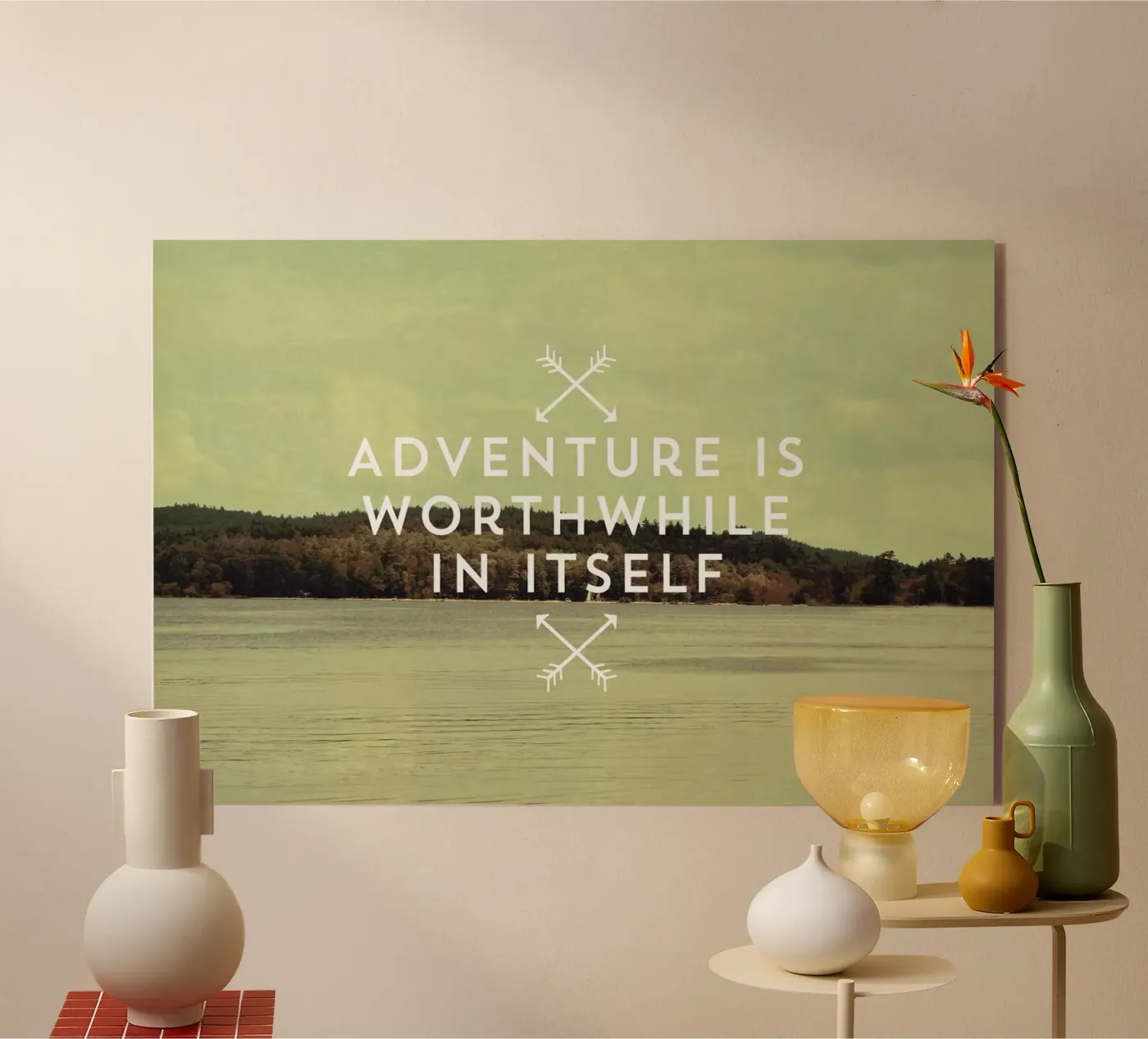 Worthwhile acryl van Vintage Skies