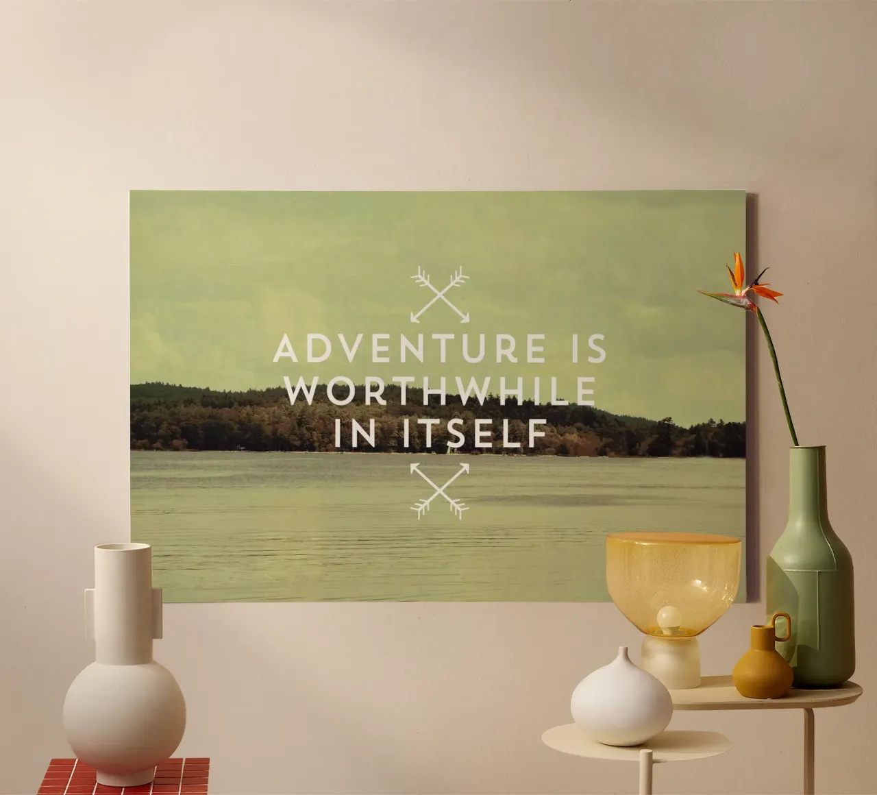 Worthwhile tela con Cornice a cassetta da Vintage Skies