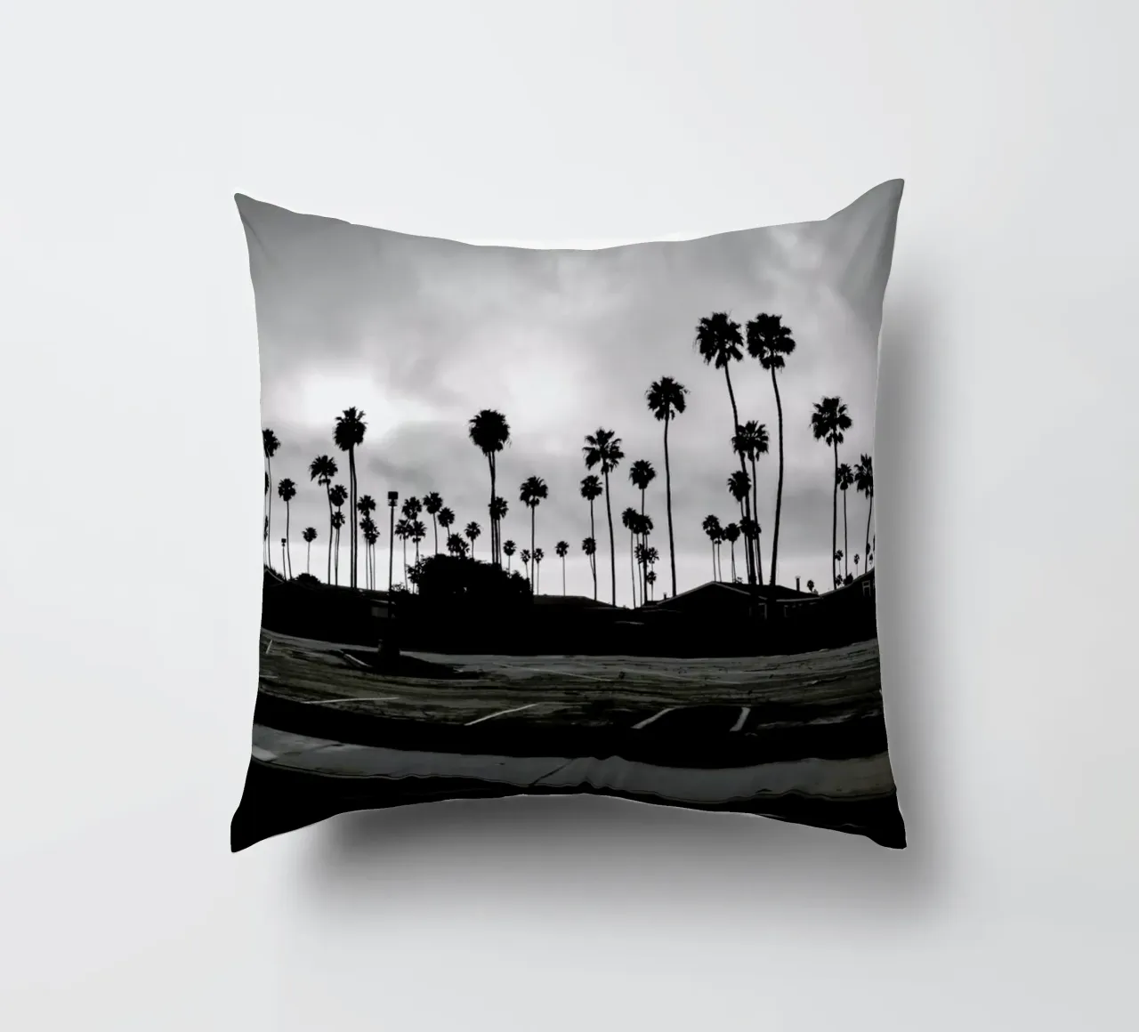 Palmtree Takeover cuscino da In Full Color