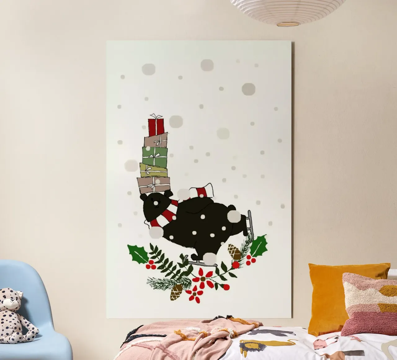 A Little Merry Christmas alluminio dibond da Nathys_illustration