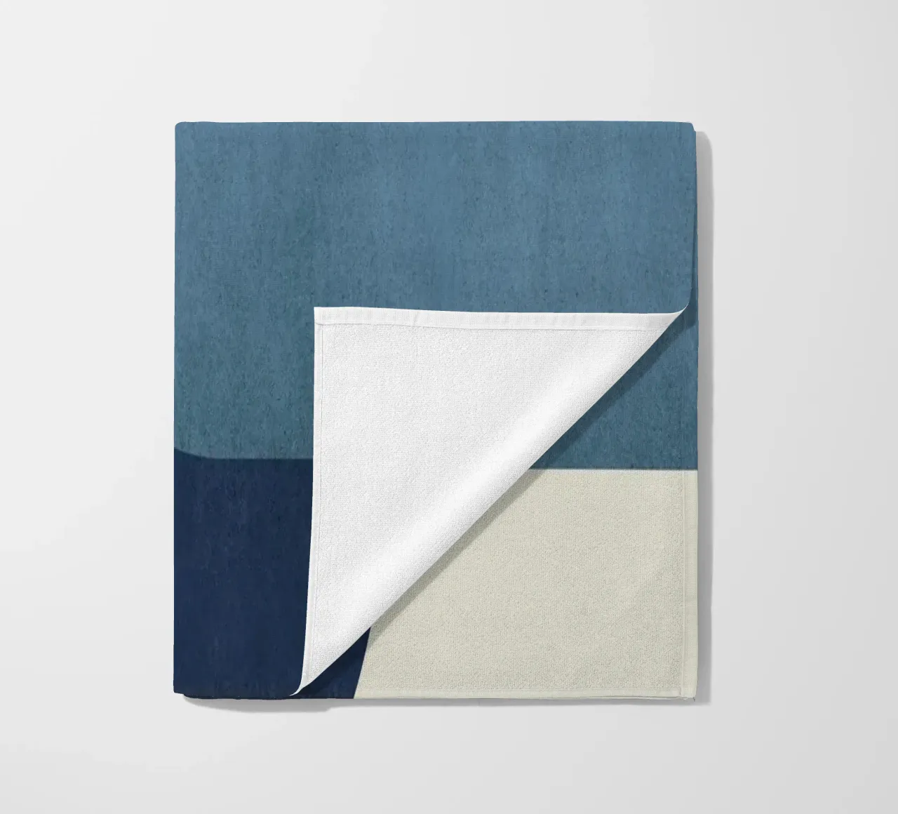 Halfmoon Colorblock - Blu navy telo mare da MoonlightPrint