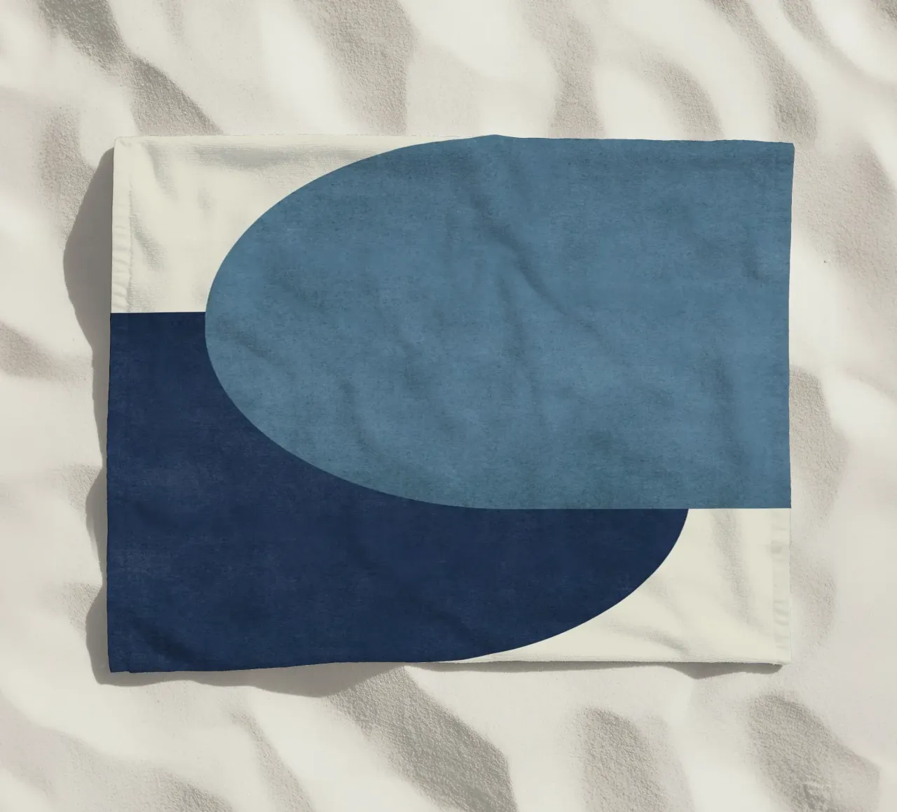 Halfmoon Colorblock - Blu navy telo mare da MoonlightPrint