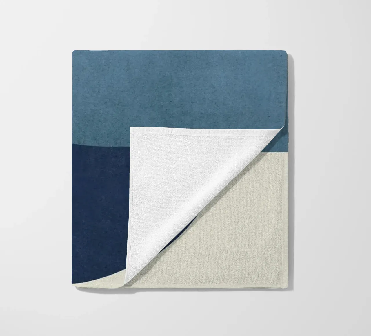 Halfmoon Colorblock - Blu navy telo mare da MoonlightPrint