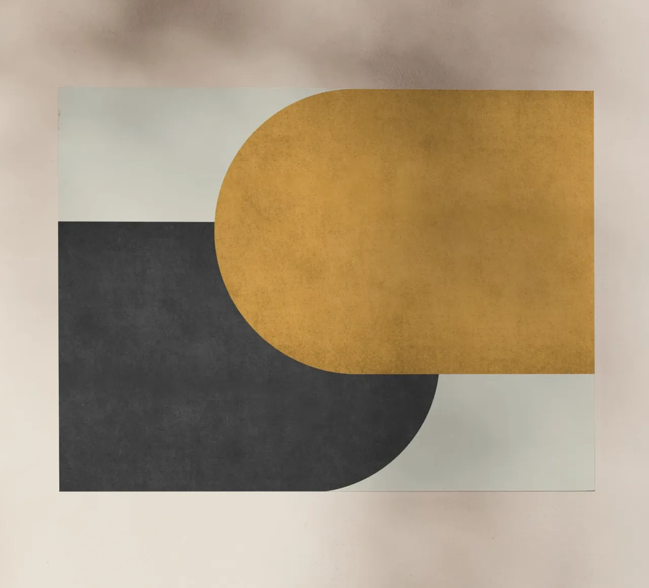 Halfmoon Colorblock - Oro Nero pellicola backlit da MoonlightPrint