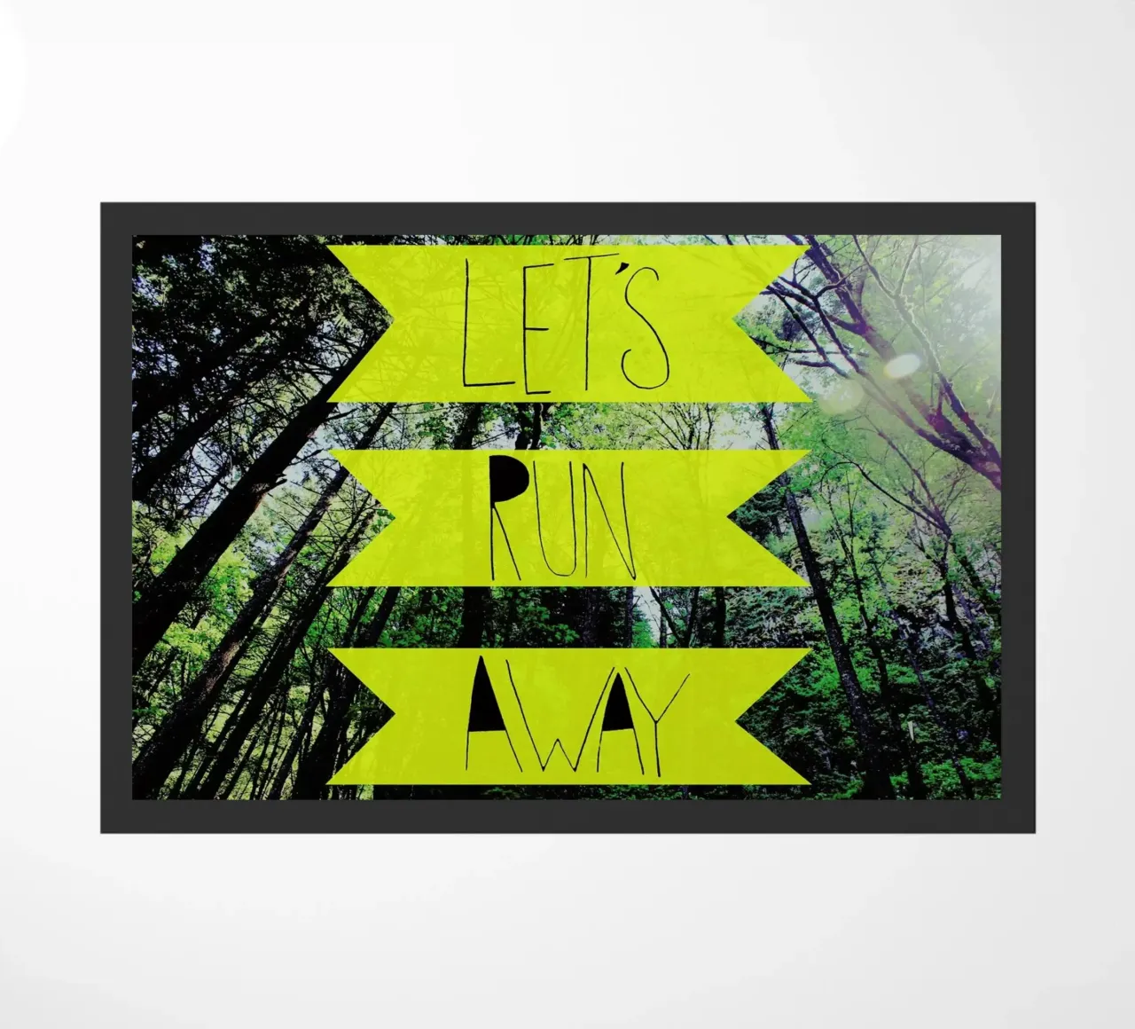 Let's Run Away - to the forest zerbino da Leah Flores