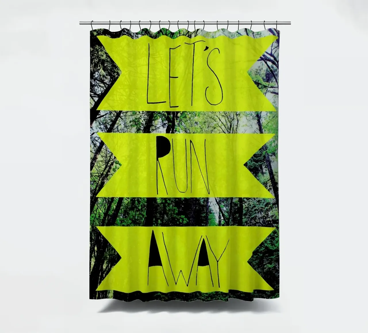 Let's Run Away - to the forest tenda da doccia da Leah Flores