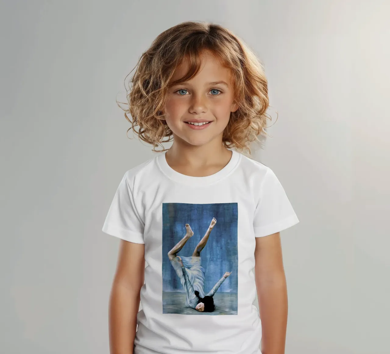 Almost Blue kids t-shirt by Famous When Dead