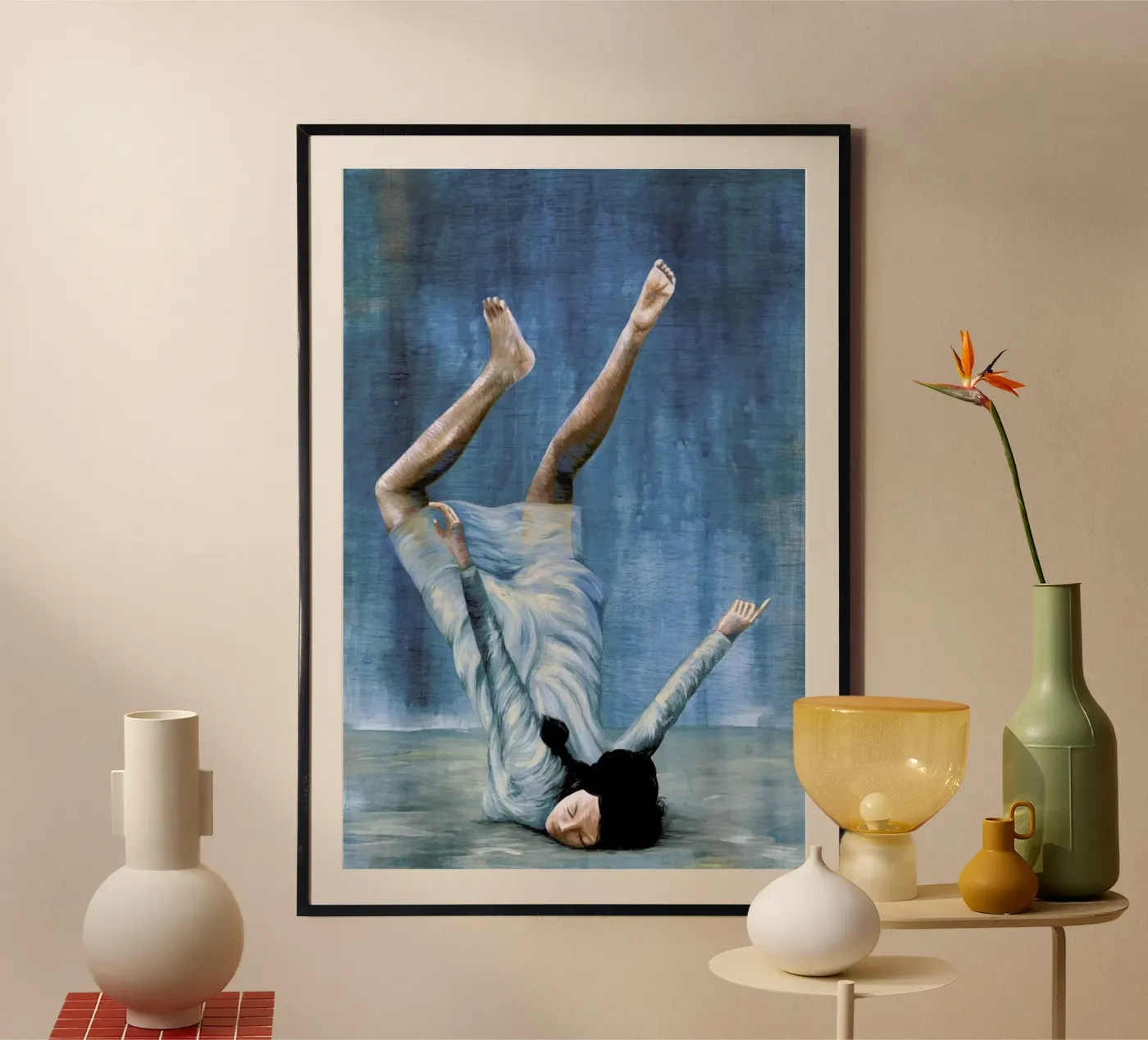 Almost Blue poster van Famous When Dead