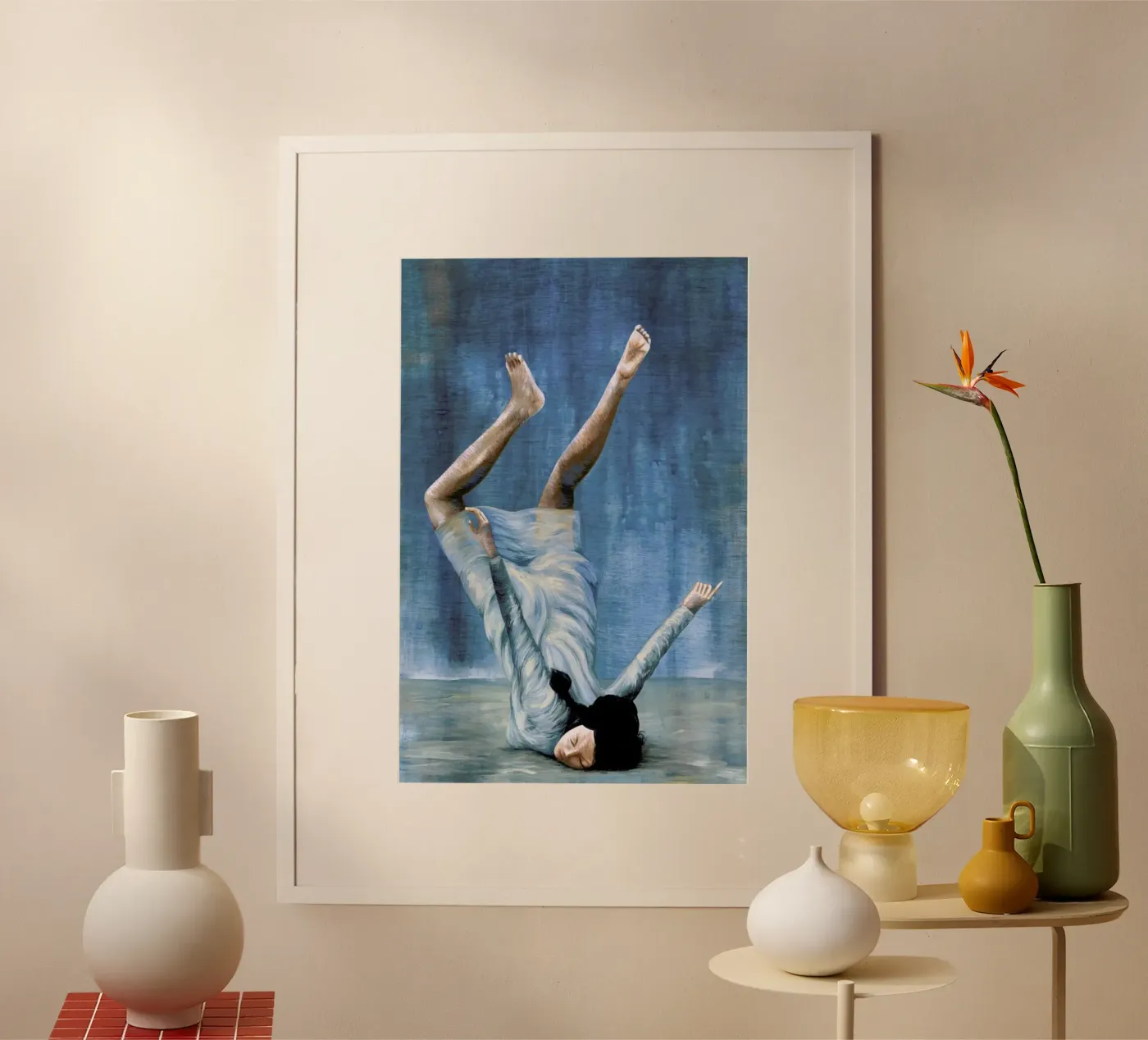 Almost Blue poster van Famous When Dead