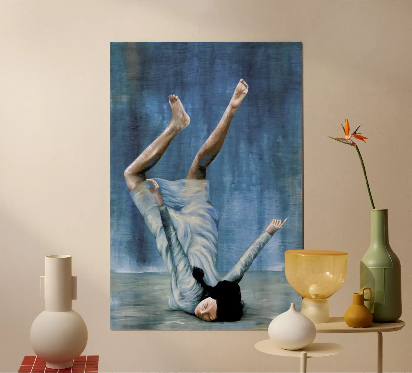 Almost Blue poster van Famous When Dead