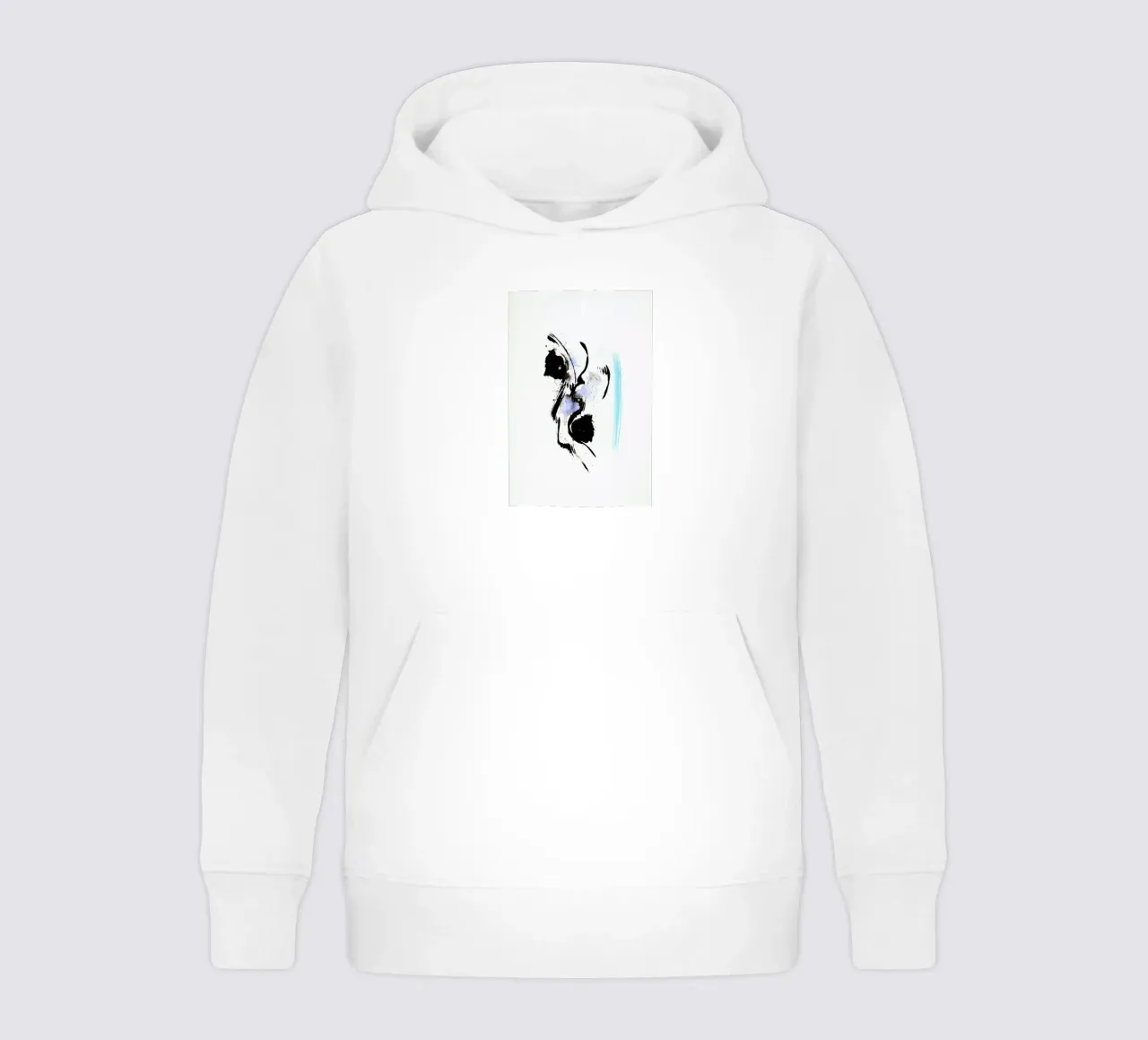 Jagged Blue felpa bambino con cappuccio da Pure