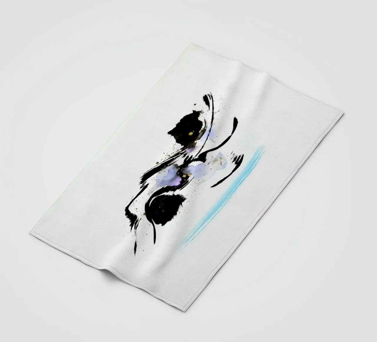 Jagged Blue coperta in pile da Pure