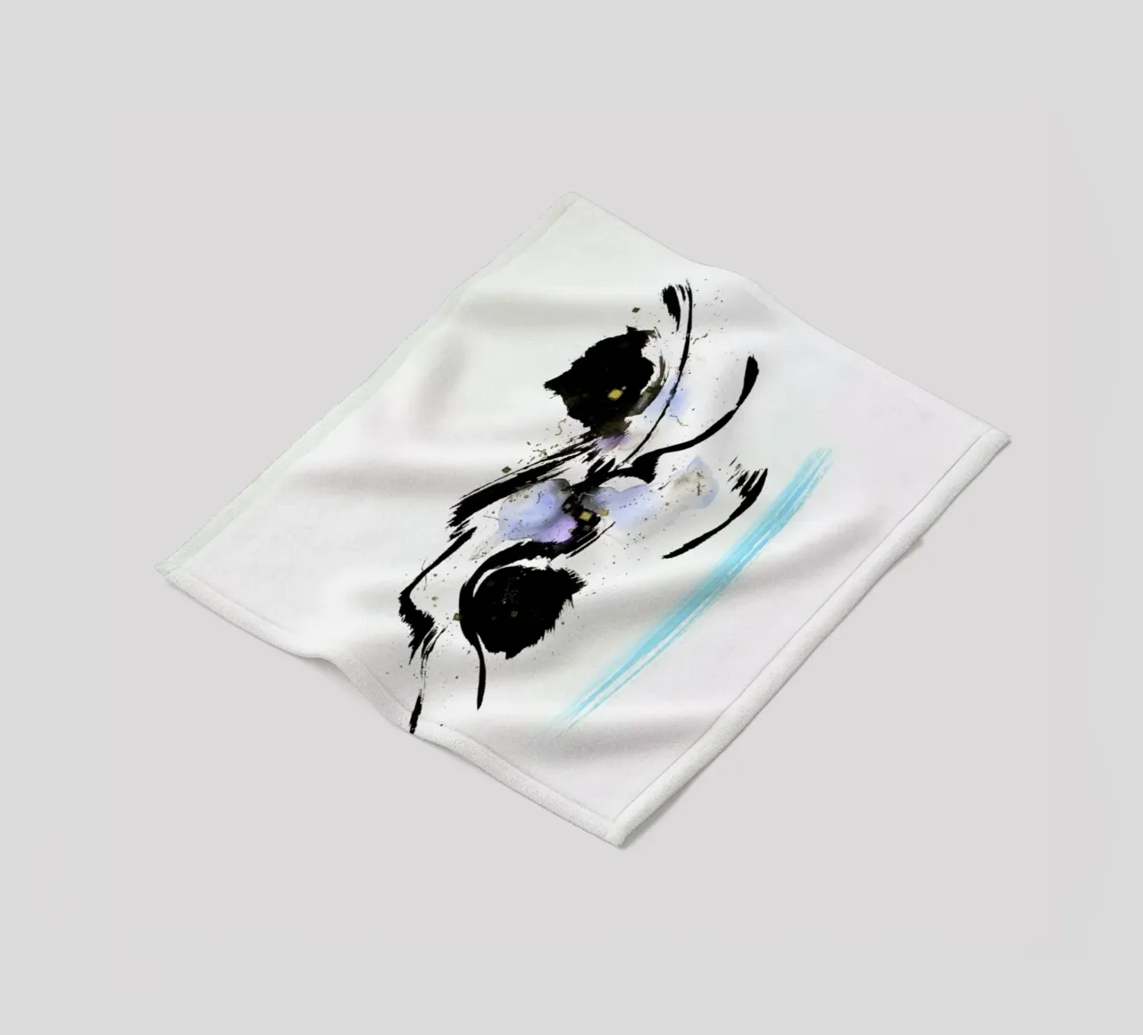 Jagged Blue coperta in pile da Pure