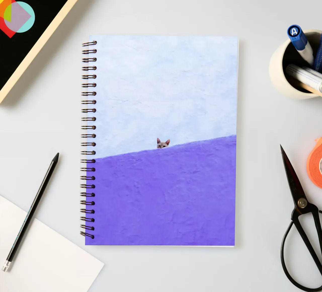 Spy Cat spiral notebook by Rupert Höller