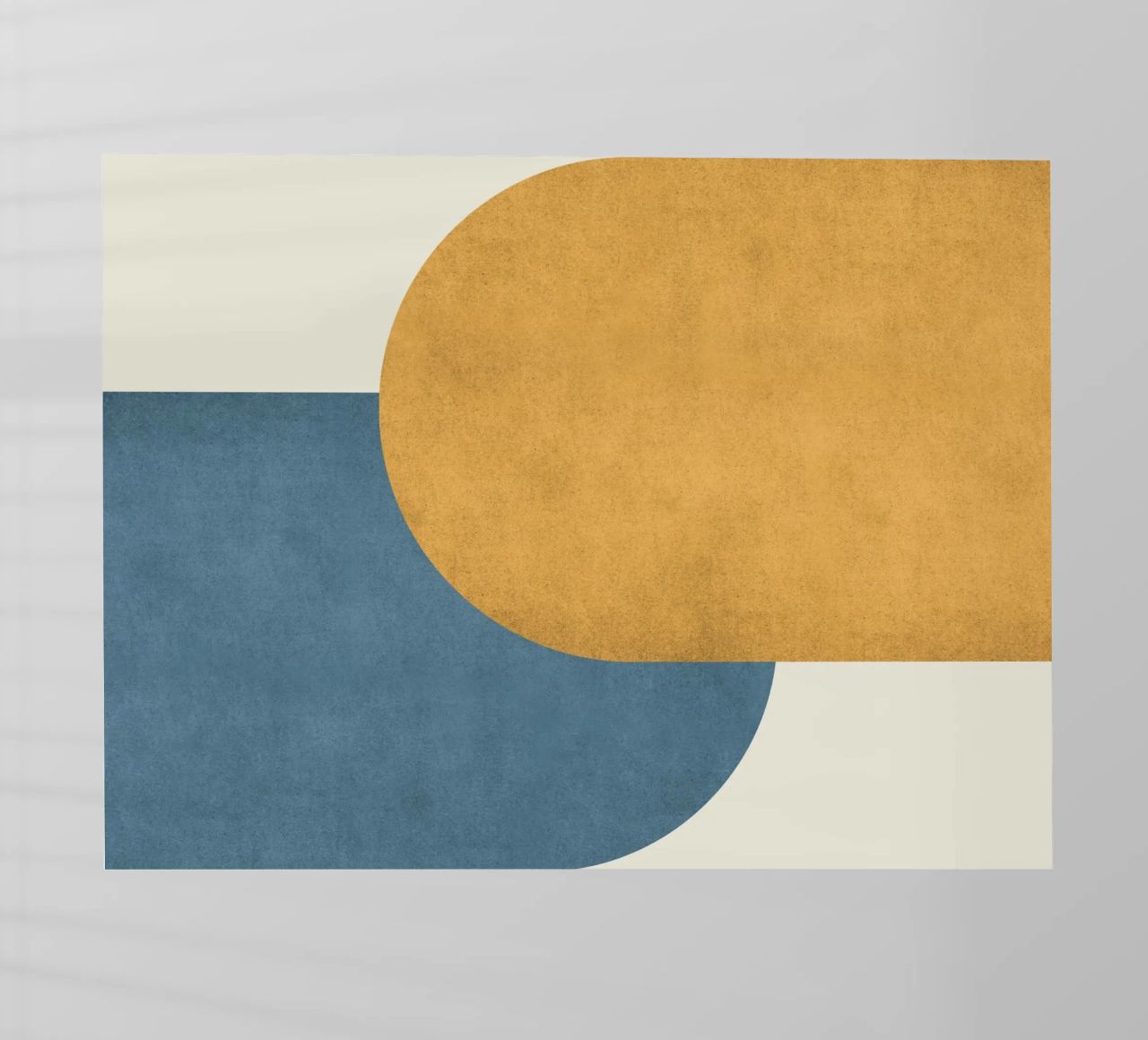 Halfmoon Colorblock - Oro Blu pellicola backlit da MoonlightPrint