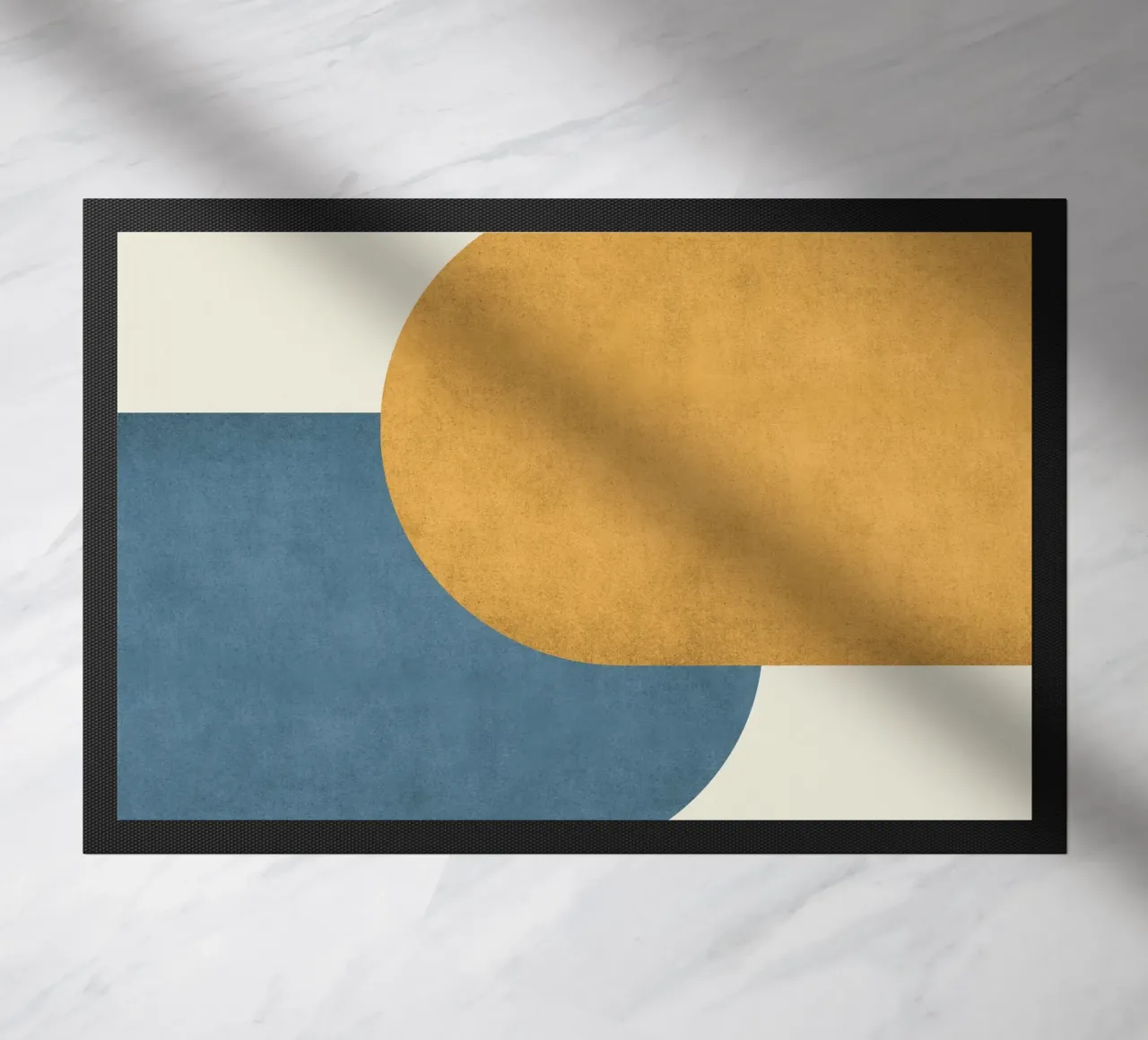 Halfmoon Colorblock - Oro Azul felpudo de MoonlightPrint