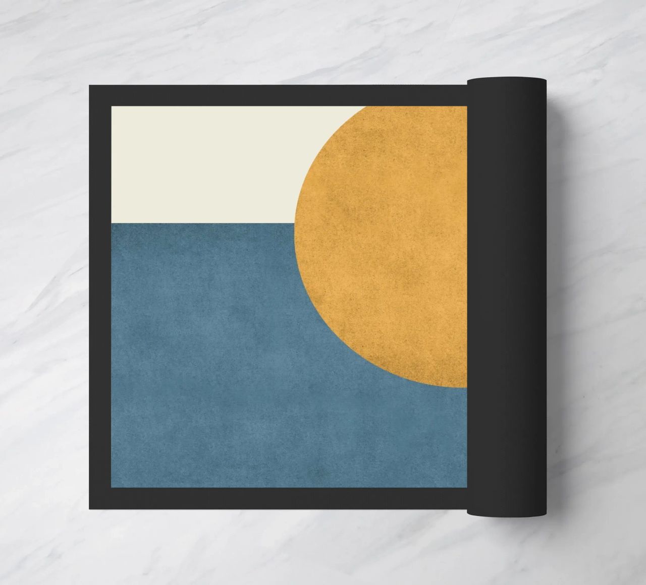 Halfmoon Colorblock - Oro Blu zerbino da MoonlightPrint
