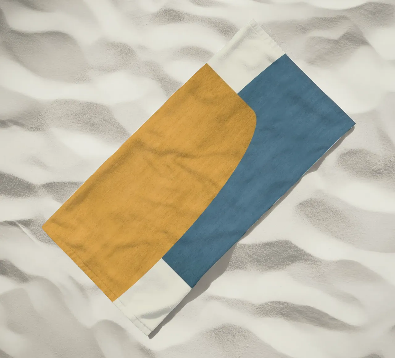 Halfmoon Colorblock - Oro Blu telo mare da MoonlightPrint