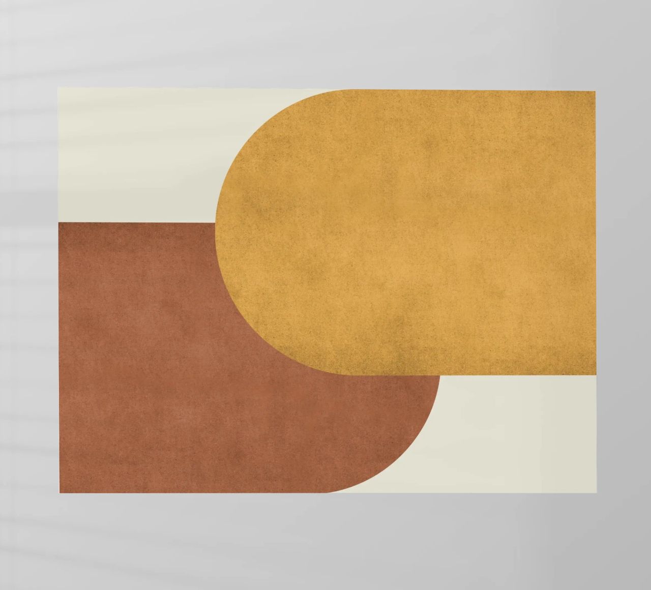 Halfmoon Colorblock - Oro Marrone pellicola backlit da MoonlightPrint