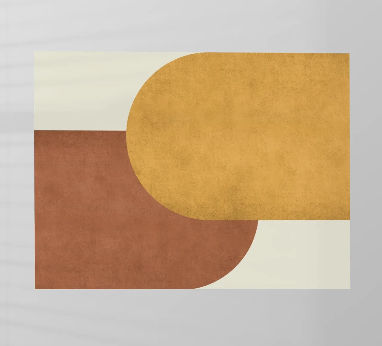 Halfmoon Colorblock - Oro Marrone pellicola backlit da MoonlightPrint