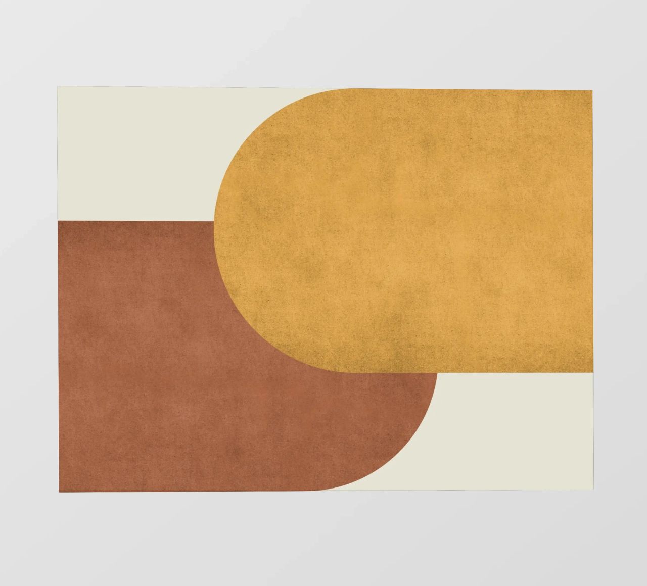 Halfmoon Colorblock - Oro Marrone pellicola backlit da MoonlightPrint