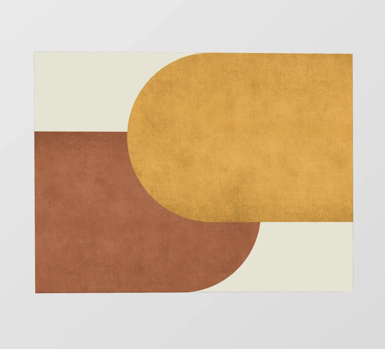 Halfmoon Colorblock - Oro Marrone pellicola backlit da MoonlightPrint