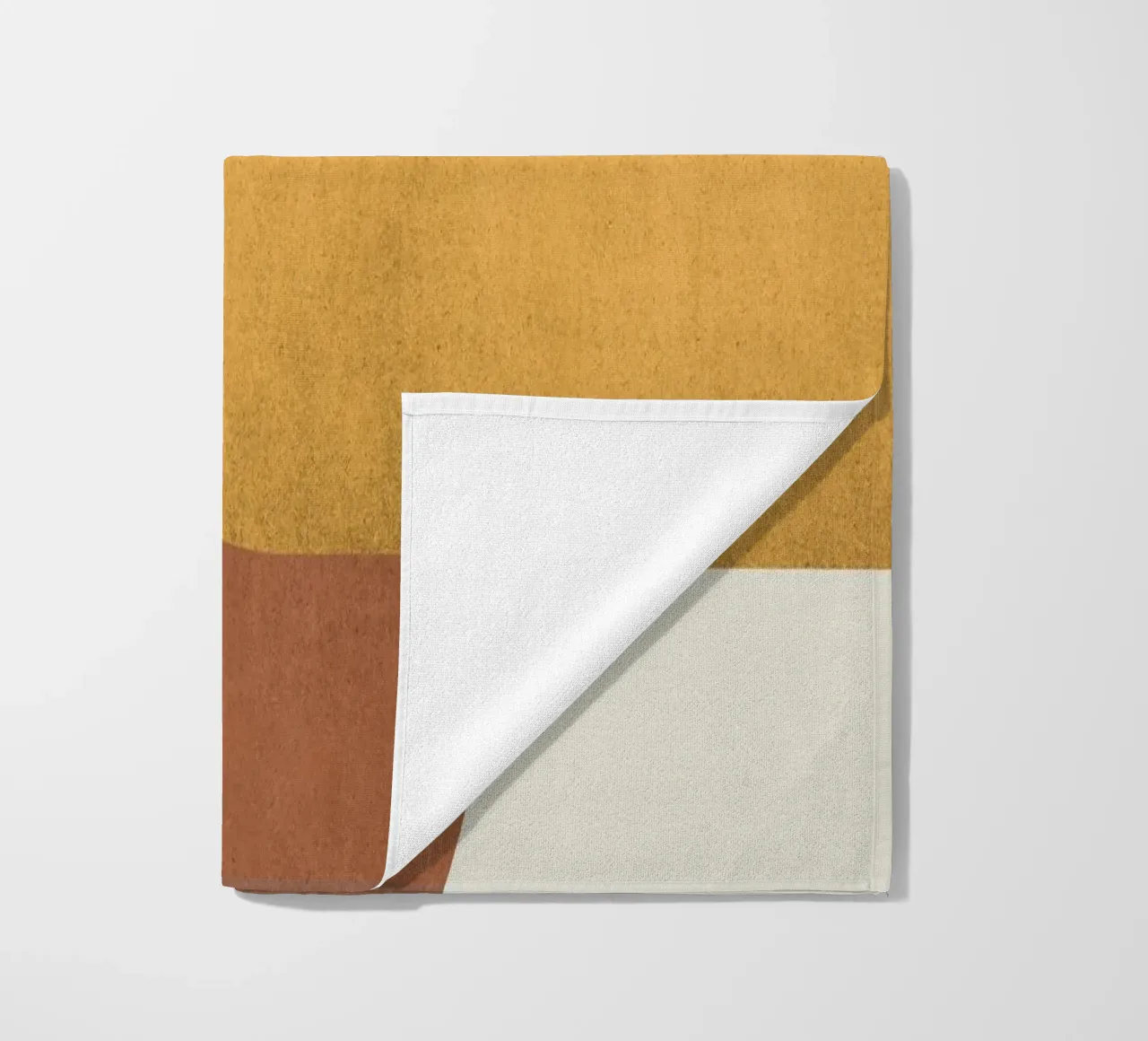 Halfmoon Colorblock - Oro Marrone telo mare da MoonlightPrint