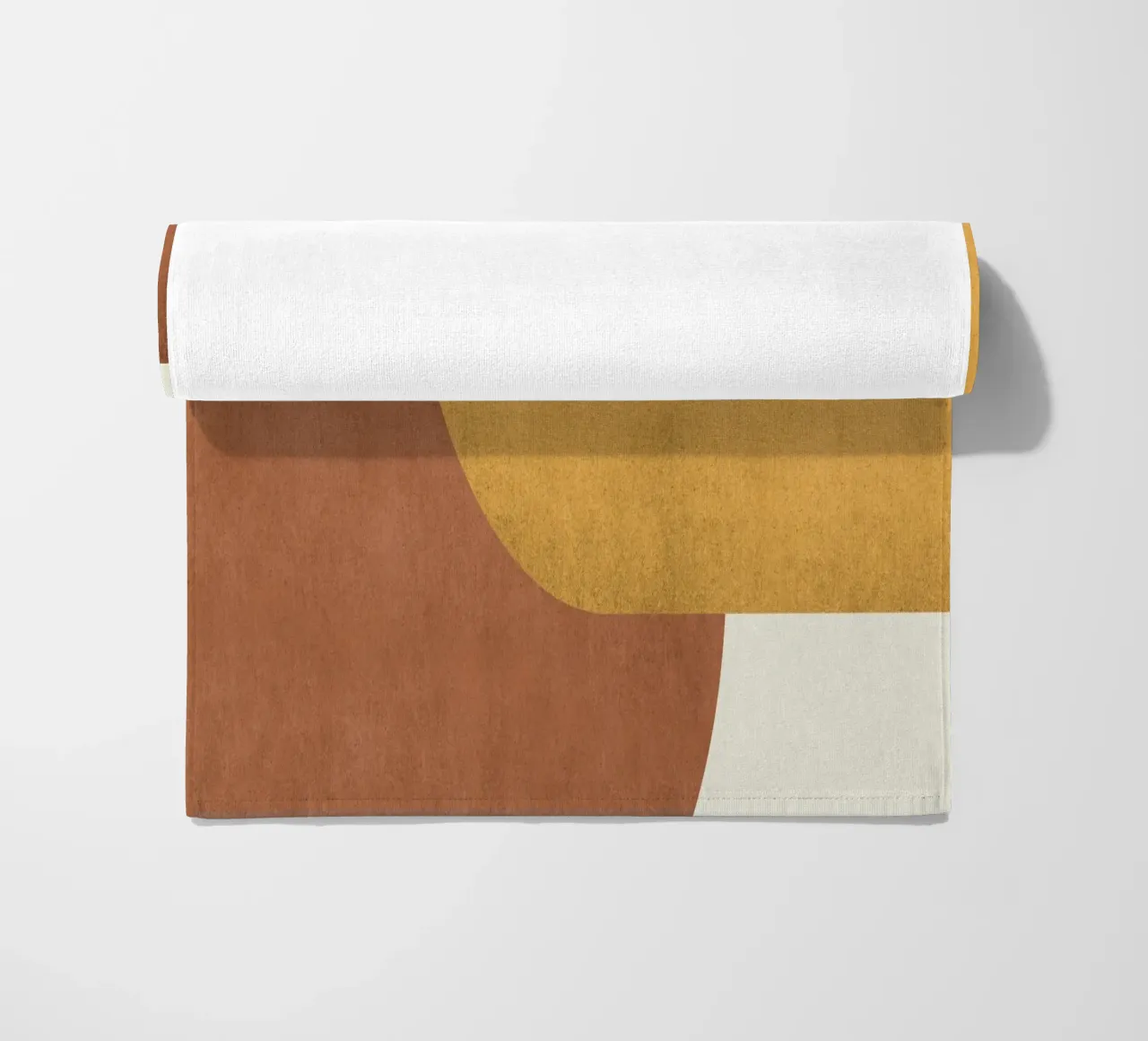 Halfmoon Colorblock - Oro Marrone telo mare da MoonlightPrint